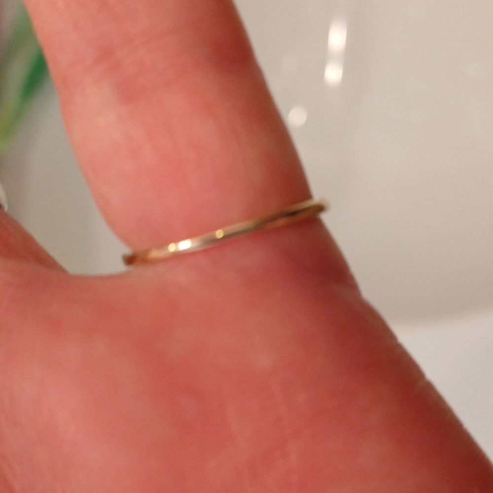 $$$ natural VS2 diamond solitaire ring 0.25 ct size 6 US 14k solid gold certif - Picture 6 of 11
